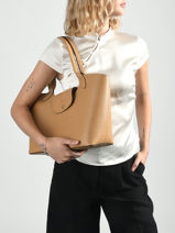 Longchamp Epure Besace Beige-vue-porte