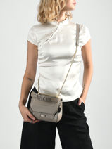 Handtas S Ninon Leder Lancel Grijs ninon A09221-vue-porte