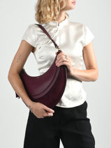 Schoudertas Hoboheme Lancel Violet hoboheme A14219-vue-porte