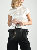 Sac Carryal S Thea Cuir Lancel Orange thea A14221-vue-porte