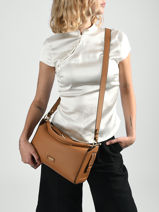Cross Body Tas Louison Leder Lancel Bruin louison A14227-vue-porte