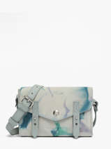 Sac Bandouli�re Tie & Dye Cuir Paul marius Multicolore tie & dye MINITIE