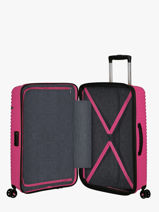 Harde Reiskoffer Liftoff American tourister Roze liftoff 152516-vue-porte