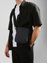 Cross Body Tas Etrier Blauw impulsion EIMP729S-vue-porte