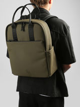 Business Rugzak 2 Compartimenten Met 16" Laptopvak Etrier Groen impulsion EIMP8412-vue-porte