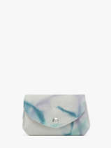 Porte-monnaie Le Gustave Tie & Dye Cuir Paul marius Bleu tie & dye GUSTATIE