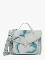 Cross Body Tas Melle George Tie & Dye Leder Paul marius Blauw tie & dye GEORGTIE