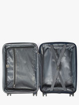 Valise Cabine Snowball Bleu travel 65103-vue-porte