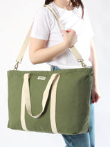 Sac Port� �paule Jean Coton Hindbag Bleu best seller JEAN-vue-porte
