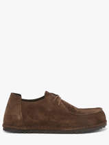 Derby Veterschoenen Uit Leder Birkenstock Bruin men 1033136
