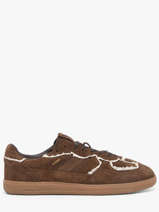 Sneakers En Cuir Alohas Marron women 10082307