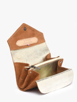 Porte-monnaie Agnes Cuir Etrier Marron agnes EAGN5018-vue-porte