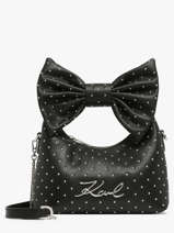 Cross Body Tas K Signature Polyurethaan Karl lagerfeld Zwart k signature B3W30111