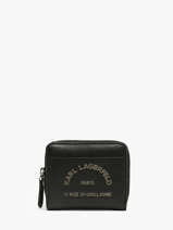 Portefeuille Cuir Karl lagerfeld Noir k daily B3W32015