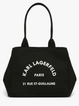 Sac Port� �paule Rsg Coton Karl lagerfeld Noir rsg B1W50010