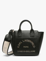Sac Bandouli�re K Daily Cuir Karl lagerfeld Noir k daily B3W30324