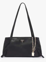 Sac Port� �paule Devon Polyurethane Guess Noir devon BG974509