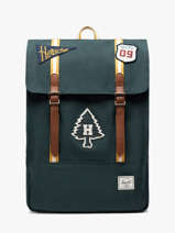 Sac � Dos 1 Compartiment Herschel Vert classics 11404
