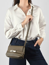 Longchamp Le smart flow Cross body tas Groen-vue-porte