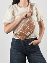 Belt Bag Custine Gerecycleerd Katoen Rivedroite Bruin biche oh ma biche CUSTBICH-vue-porte