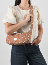 Cross Body Tas Mini Charlot Gerecycleerd Katoen Rivedroite Bruin biche oh ma biche CHARXSBI-vue-porte