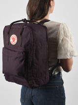 Sac � Dos 1 Compartiment + Pc 17" Fjallraven Rouge kanken 23525-vue-porte