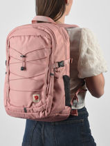 Sac � Dos 2 Compartiments + Pc 15" Fjallraven Rose skule 23346-vue-porte