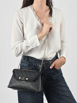 Cross Body Tas Lindsey Guess Roze lindsey SG974921-vue-porte
