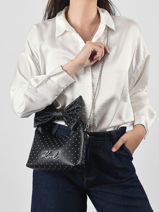 Cross Body Tas K Signature Polyurethaan Karl lagerfeld Zwart k signature B3W30111-vue-porte