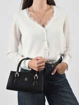 Sac Bandouli�re Th Grace Tommy hilfiger Noir th grace AW18749-vue-porte