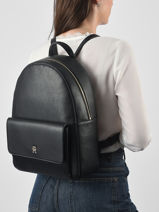 Sac � Dos Tommy hilfiger Noir th icon AW18756-vue-porte