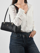 Schoudertas Th Grace Tommy hilfiger Zwart th grace AW18748-vue-porte