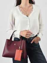 Handtassen Th Icon Tommy hilfiger Rood th icon AW18722-vue-porte