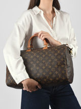 Handtas Second Life Louis vuitton Bruin second life M41522-vue-porte