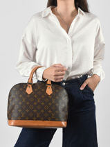 Handtas Second Life Louis vuitton Bruin second life F9JIQXUI-vue-porte
