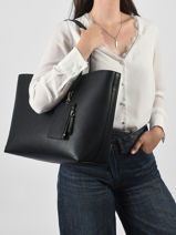 Schoudertas Th Icon Tommy hilfiger Zwart th icon AW18724-vue-porte