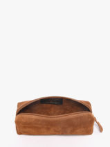 Etui Leder Milano Bruin velvet VE22116O-vue-porte