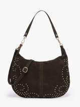 Sac Port� �paule Velvet Milano Marron velvet VE26061