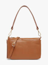 Sac Bandouli�re Caviar Cuir Milano Marron caviar CA25066O