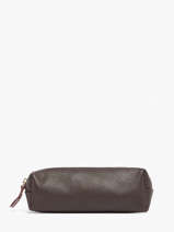 Trousse Cuir Milano Marron caviar CA22116O