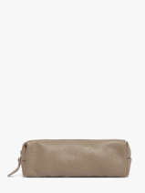 Etui Leder Milano Bruin caviar CA22116O