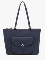 Sac Port� �paule Eve Hexagona Bleu eve 6520335