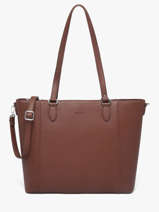 Sac Port� �paule Study Hexagona Marron study 2120283