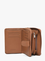 Portefeuille Cuir Hexagona Marron confort 461063R-vue-porte