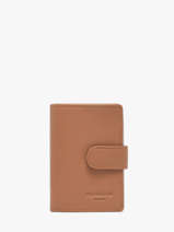 Kaarthouder Leder Hexagona Bruin confort 467254R