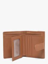 Portefeuille Cuir Hexagona Marron confort 467468R-vue-porte