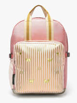 Rugzak 1 Compartiment Caramel et cie Roze boheme FI