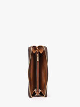 Portefeuille Michael kors Bruin jet set F5GJ6T7B-vue-porte
