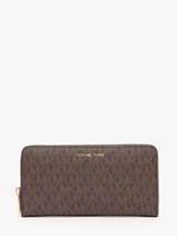 Portefeuille Michael kors Bruin jet set F5GJ6T7B