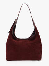 Schoudertassen Velvet Caviar Leder Milano Rood velvet caviar VC26062